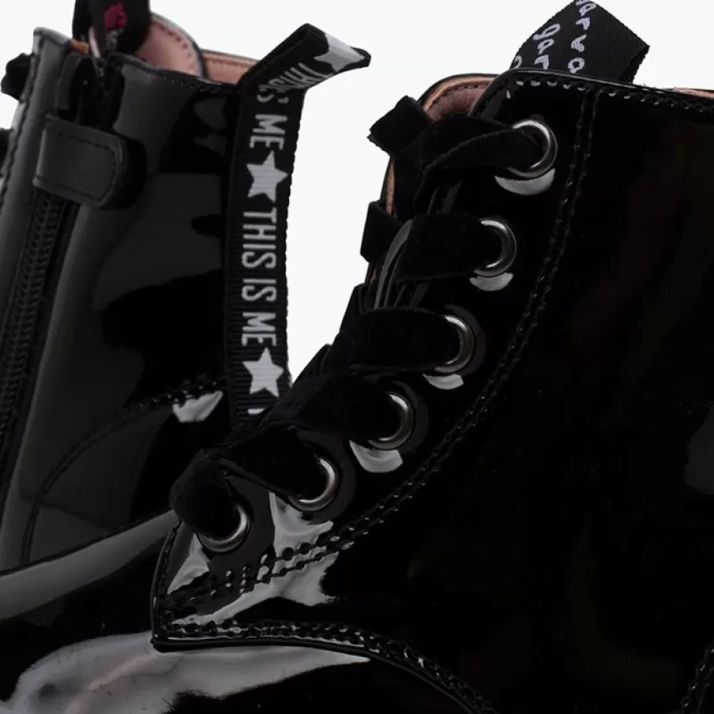 Pisamonas Botas Atacadores Veludo Tipo Verniz Garvalin Cheap