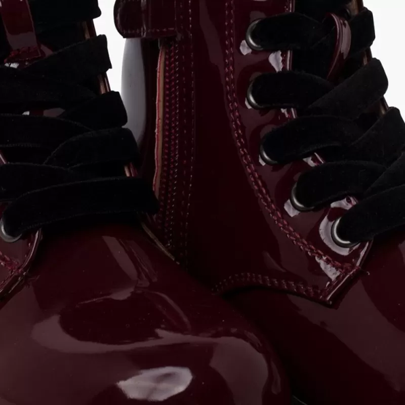 Pisamonas Botas Atacadores Veludo Tipo Verniz Garvalin Cheap