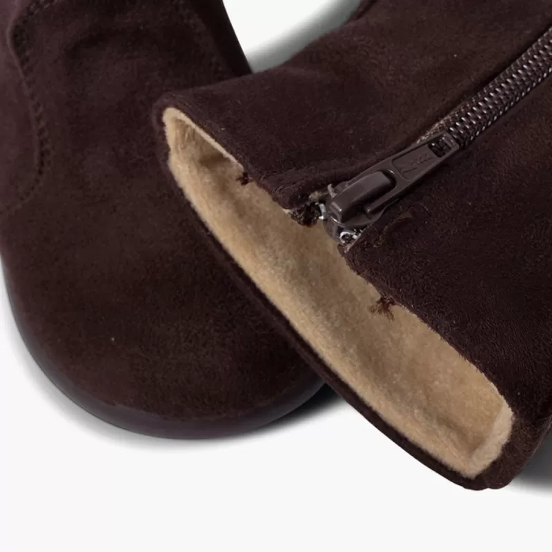 Pisamonas Botas Menina Tipo Camurca Com Fecho-Eclair Shop