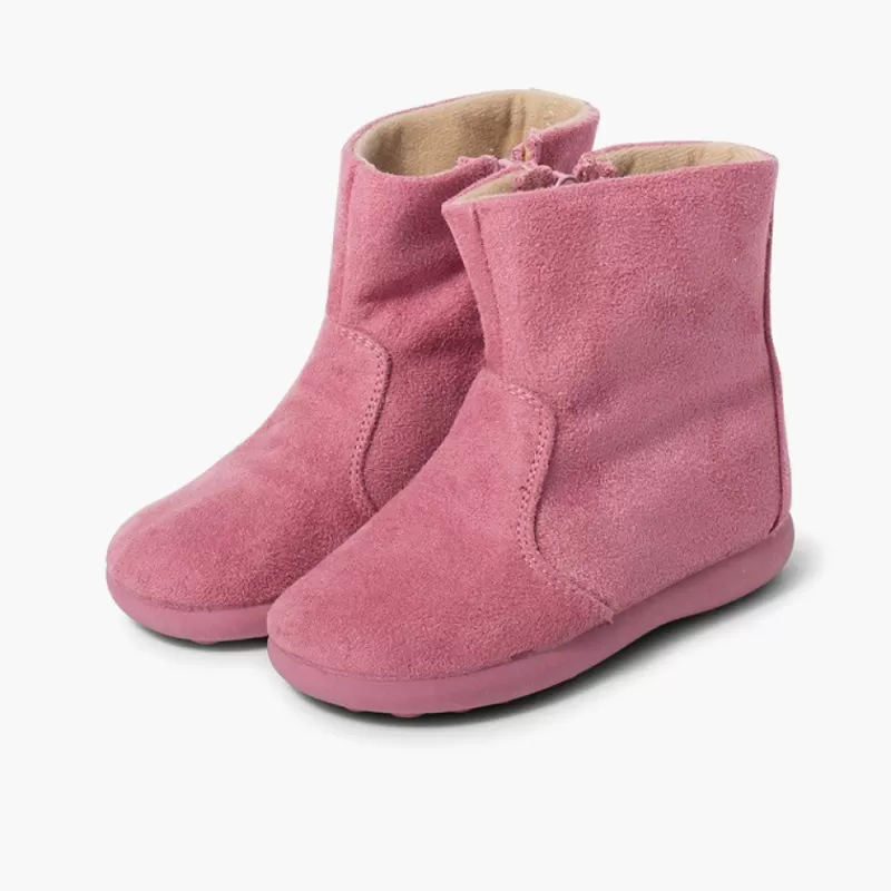 Pisamonas Botas Menina Tipo Camurca Com Fecho-Eclair Shop