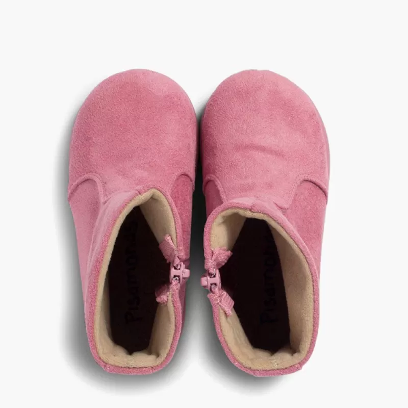 Pisamonas Botas Menina Tipo Camurca Com Fecho-Eclair Shop