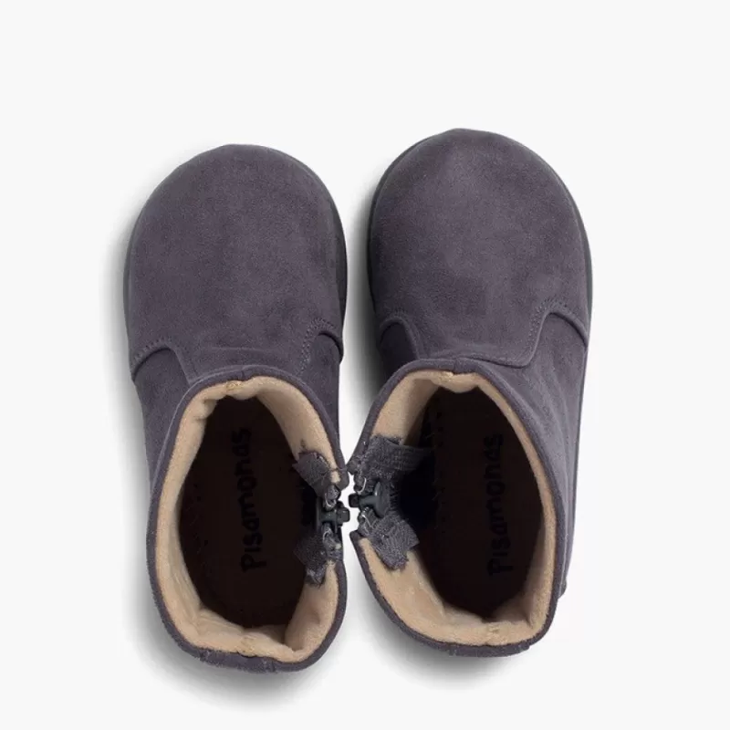 Pisamonas Botas Menina Tipo Camurca Com Fecho-Eclair Shop