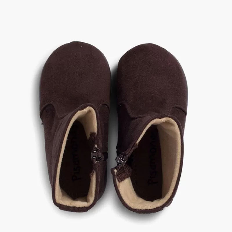 Pisamonas Botas Menina Tipo Camurca Com Fecho-Eclair Shop