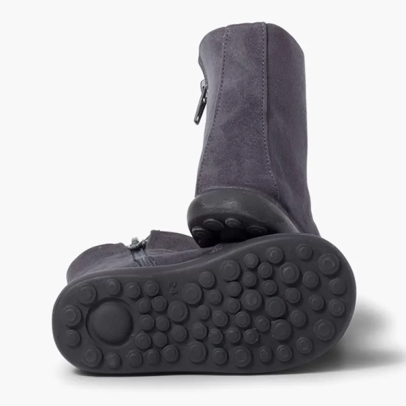 Pisamonas Botas Menina Tipo Camurca Com Fecho-Eclair Shop