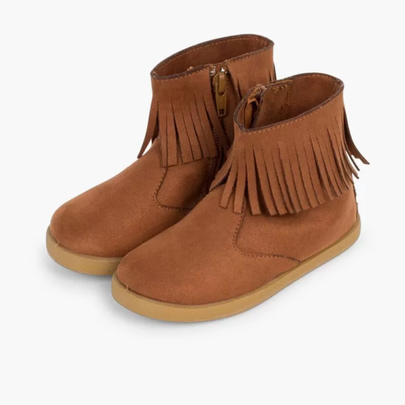 Pisamonas Botinhas Franjas Com Fecho De Correr Primeiros Passos Best Sale
