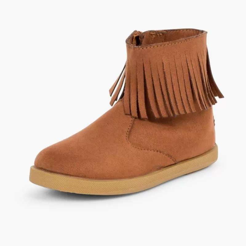 Pisamonas Botinhas Franjas Com Fecho De Correr Primeiros Passos Best Sale