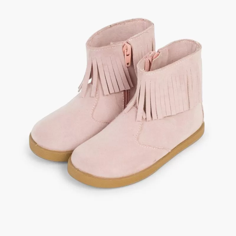 Pisamonas Botinhas Franjas Com Fecho De Correr Primeiros Passos Best Sale