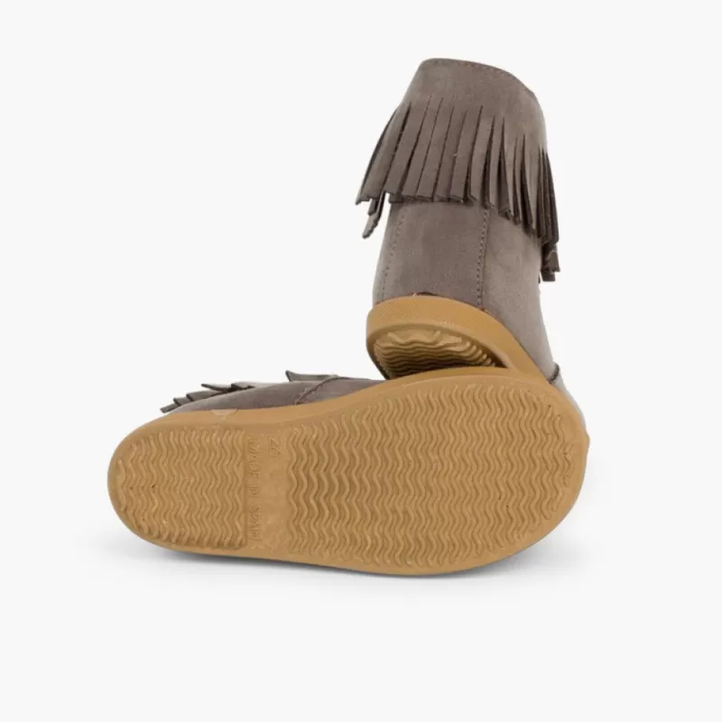 Pisamonas Botinhas Franjas Com Fecho De Correr Primeiros Passos Best Sale