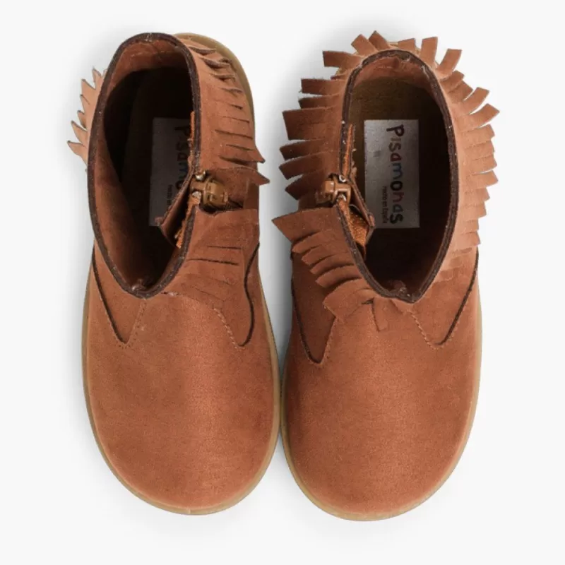 Pisamonas Botinhas Franjas Com Fecho De Correr Primeiros Passos Best Sale
