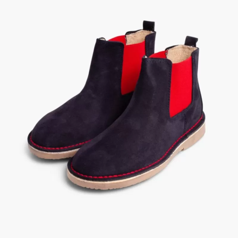 Pisamonas Botins De Camurca Criancas & Mulher Com Elasticos De Cores Outlet