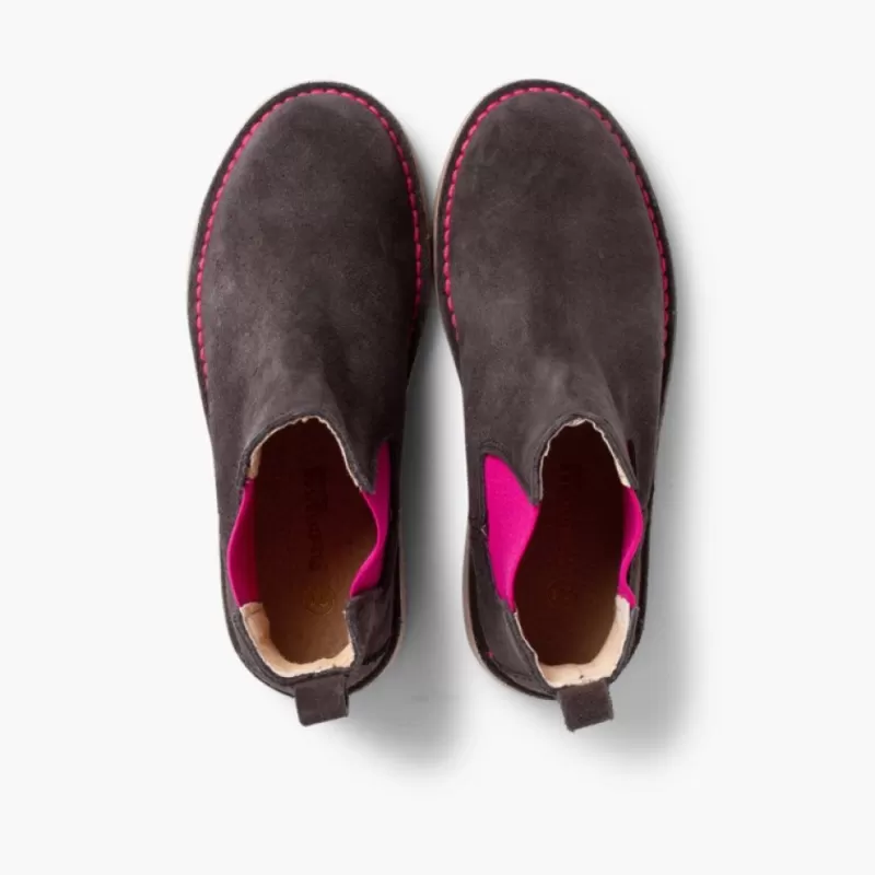 Pisamonas Botins De Camurca Criancas & Mulher Com Elasticos De Cores Outlet