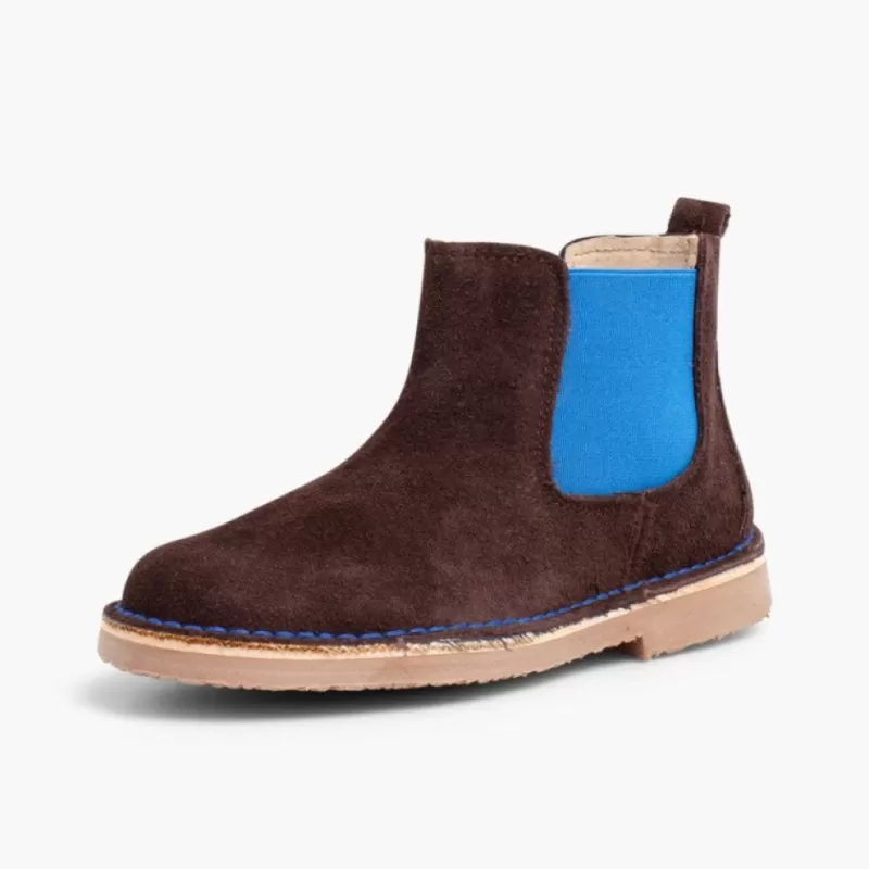 Pisamonas Botins De Camurca Criancas & Mulher Com Elasticos De Cores Outlet