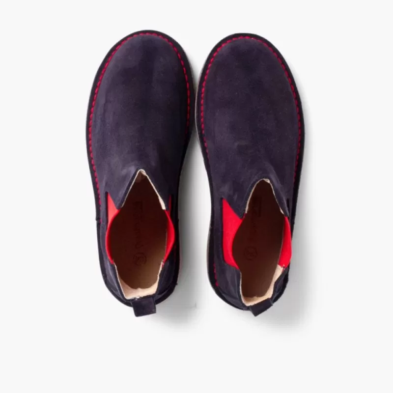 Pisamonas Botins De Camurca Criancas & Mulher Com Elasticos De Cores Outlet