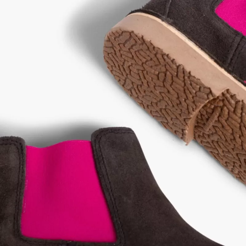 Pisamonas Botins De Camurca Criancas & Mulher Com Elasticos De Cores Outlet