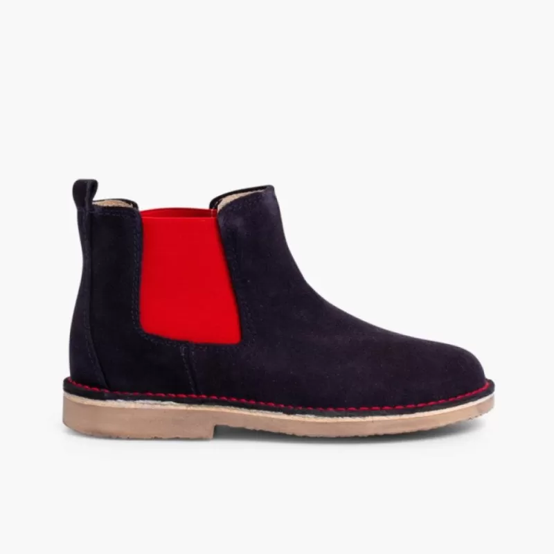 Pisamonas Botins De Camurca Criancas & Mulher Com Elasticos De Cores Outlet