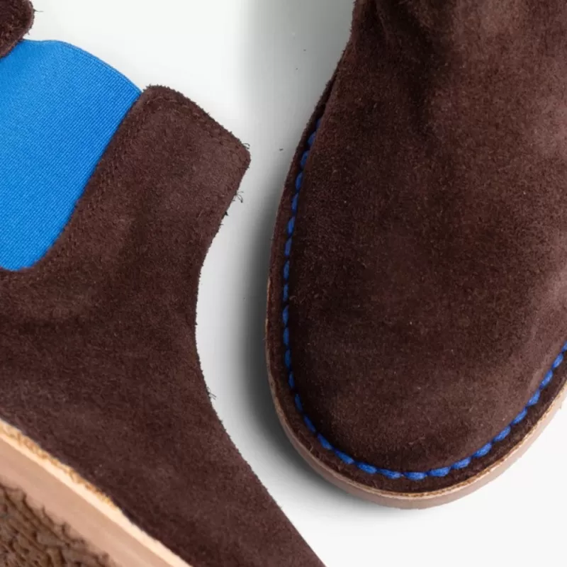Pisamonas Botins De Camurca Criancas & Mulher Com Elasticos De Cores Outlet