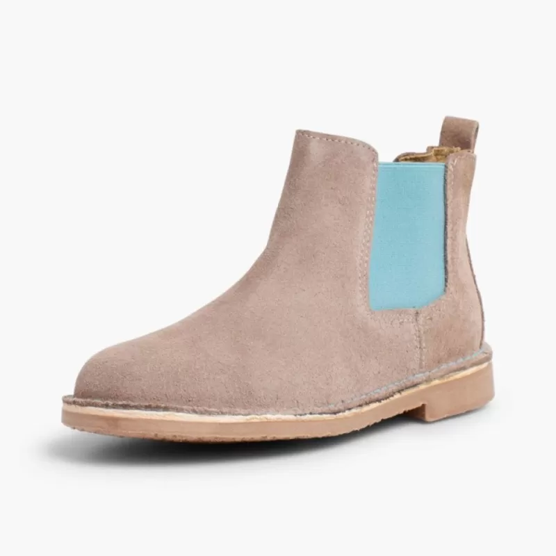 Pisamonas Botins De Camurca Criancas & Mulher Com Elasticos De Cores Outlet