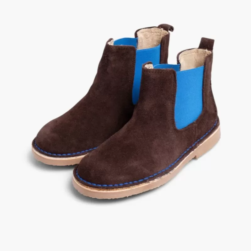 Pisamonas Botins De Camurca Criancas & Mulher Com Elasticos De Cores Outlet