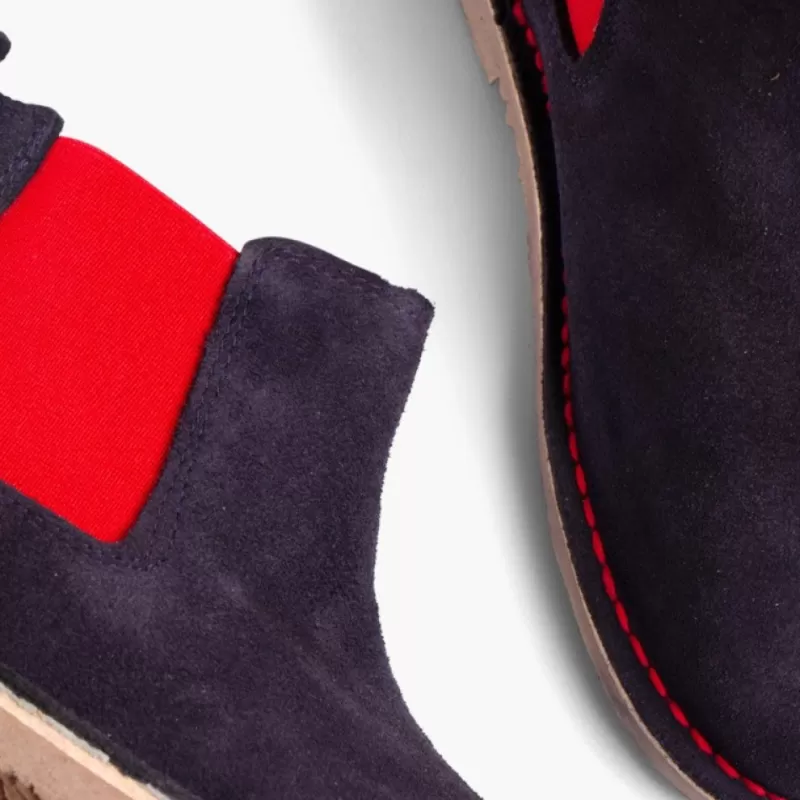 Pisamonas Botins De Camurca Criancas & Mulher Com Elasticos De Cores Outlet