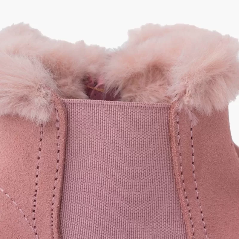 Pisamonas Botins Tipo Chelsea Menina Com Rebordo Pelinho Best Sale