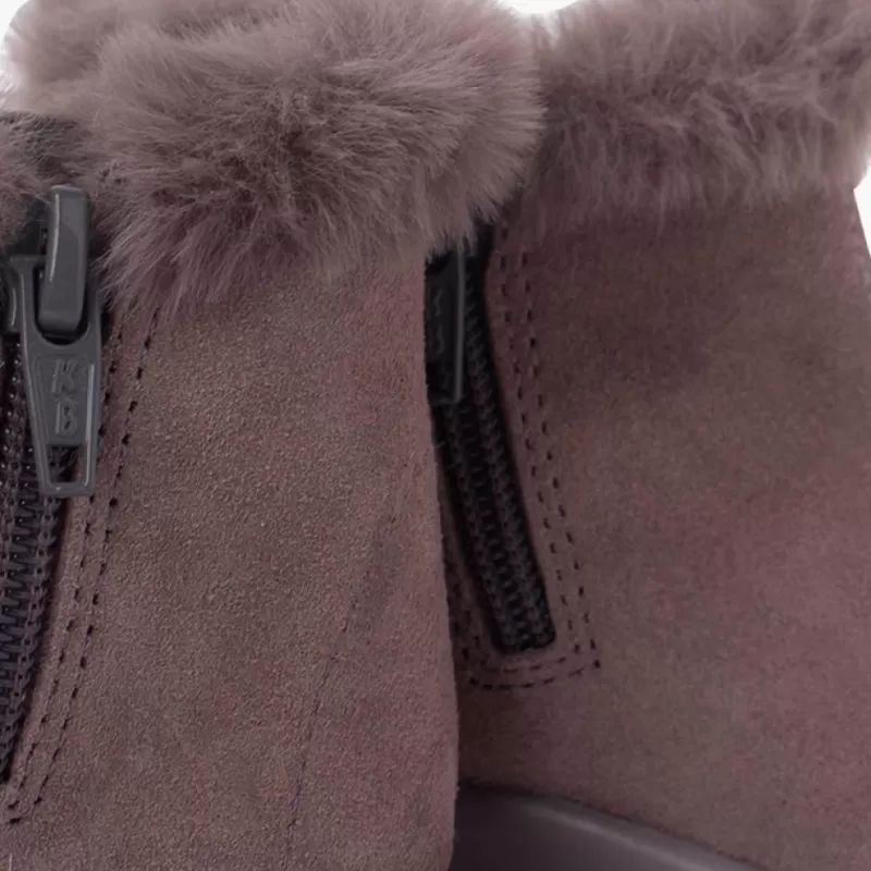 Pisamonas Botins Tipo Chelsea Menina Com Rebordo Pelinho Best Sale