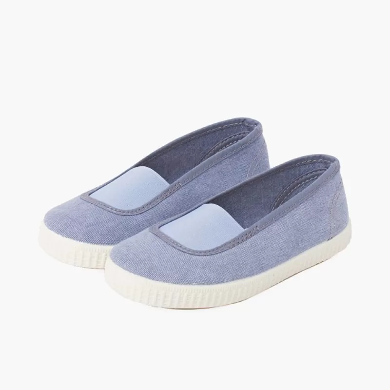 Pisamonas Sabrina Elastico Lona Eco E Sola Tipo Ténis Outlet