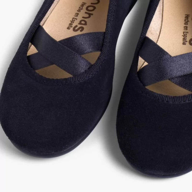 Pisamonas Sabrinas Menina Camurca Com Elastico Cruzado Tipo Ballet Discount