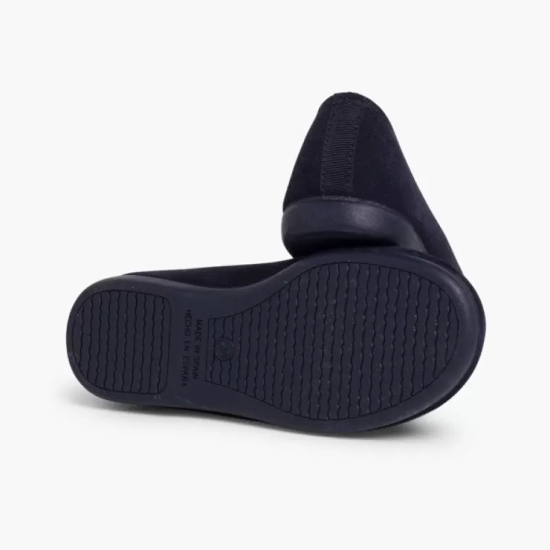 Pisamonas Sabrinas Menina Camurca Com Elastico Cruzado Tipo Ballet Discount