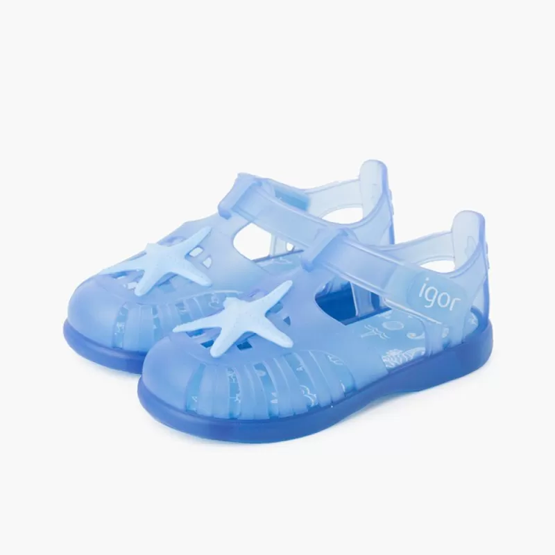 Pisamonas Sandálias De Borracha Tiras Aderentes Com Estrela Do Mar Shop