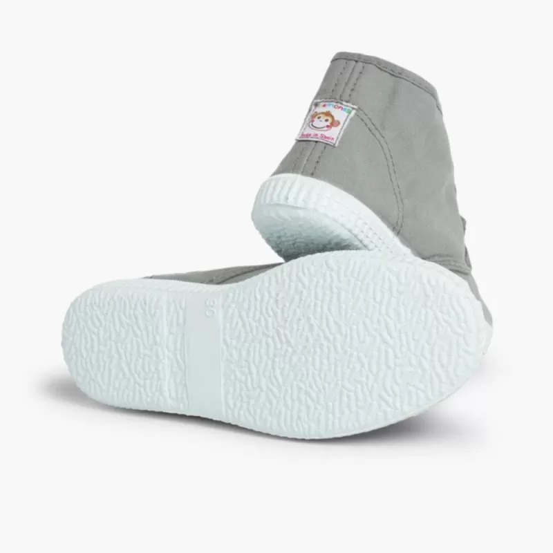 Pisamonas Ténis Lona Tipo Bota Com Atacadores Flash Sale